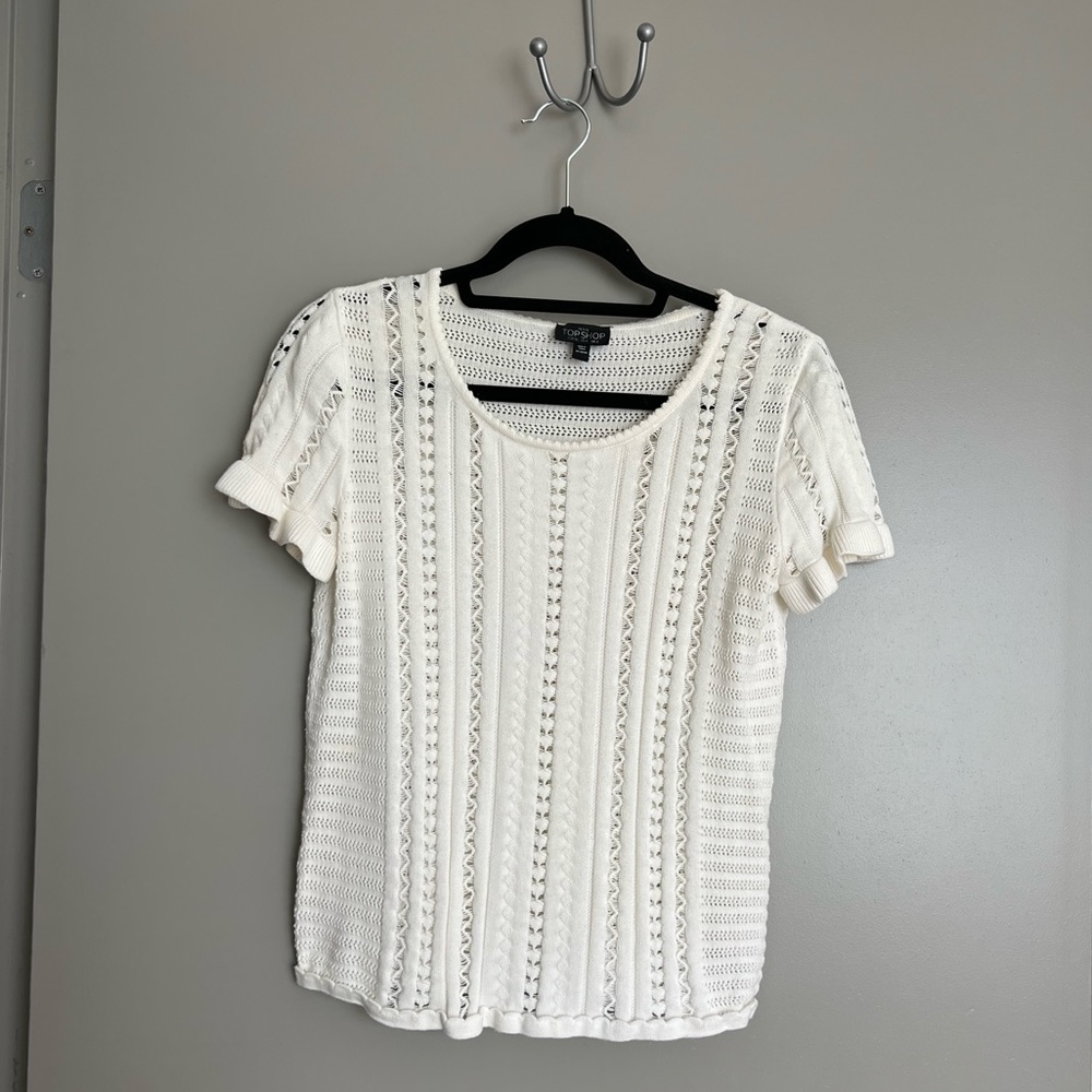 Topshop Lace Blouse